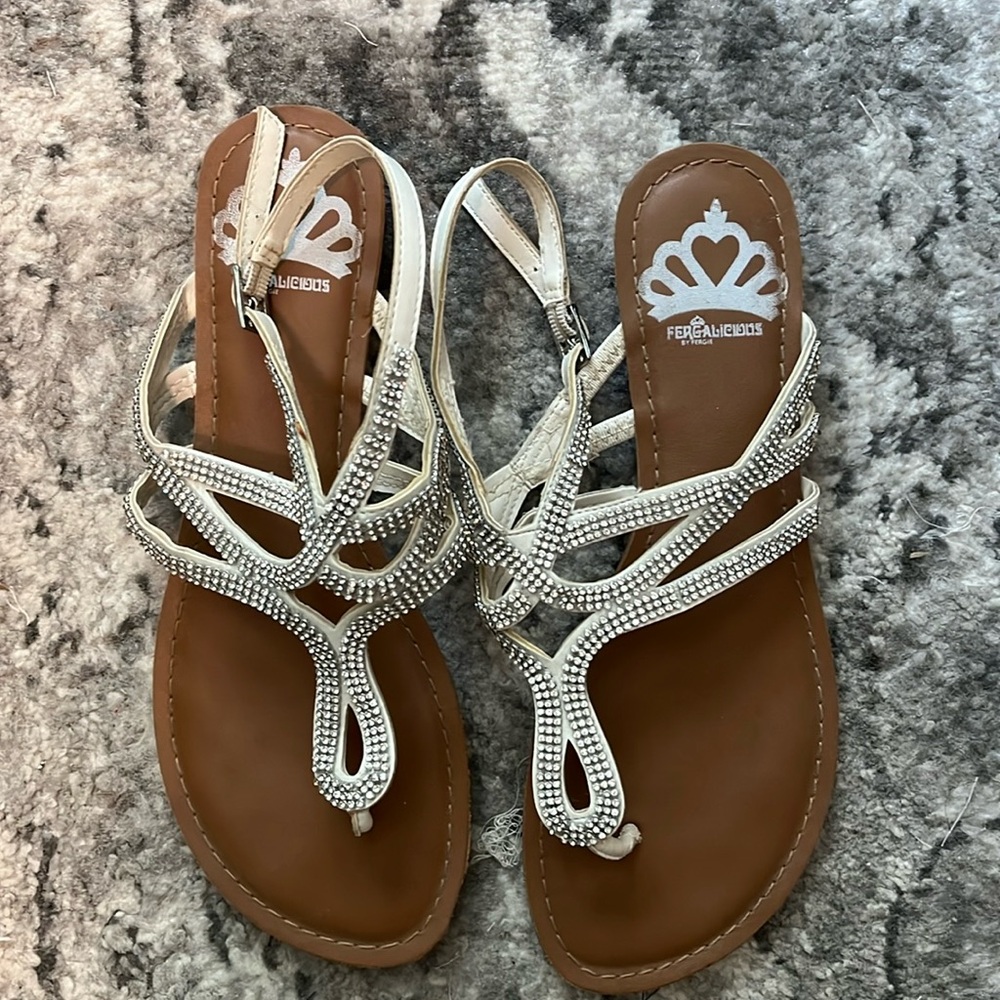 Women’s rhinestone sandals Fergalicious by Fergie